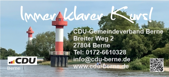 CDU Gemeindeverband Berne CDU Gemeindeverband Berne